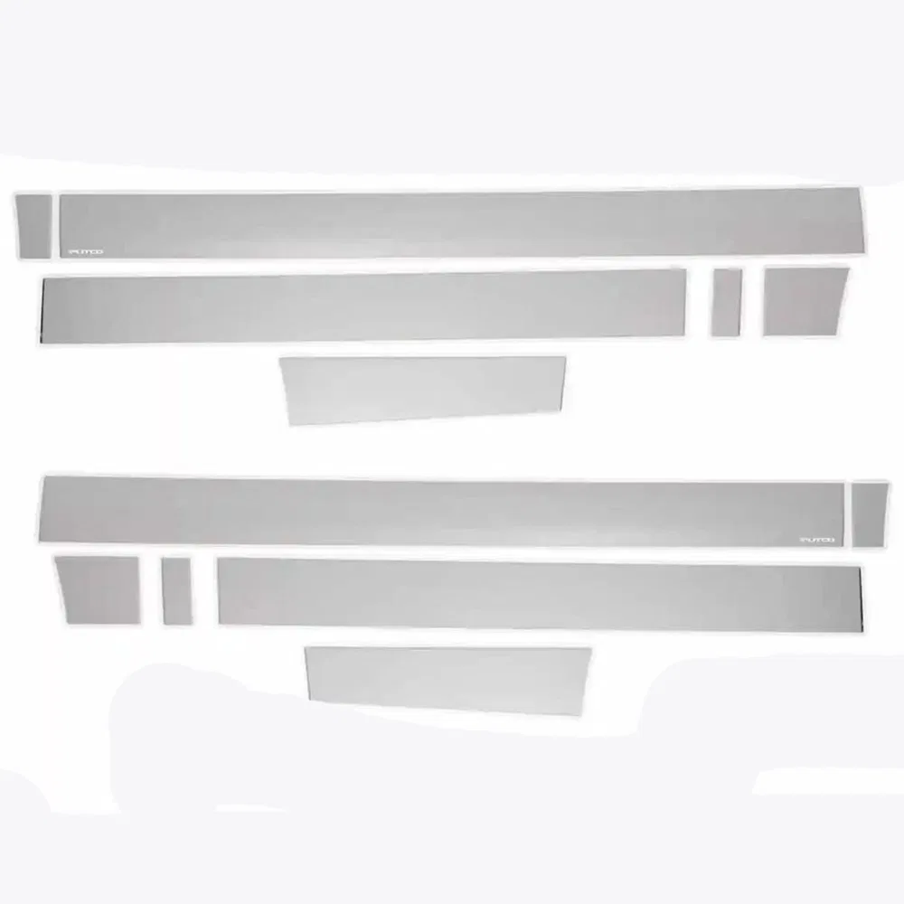 9751207 – PUTCO Rocker Panel Molding, 12 Piece Polished Stainless Steel 6 Inch Height